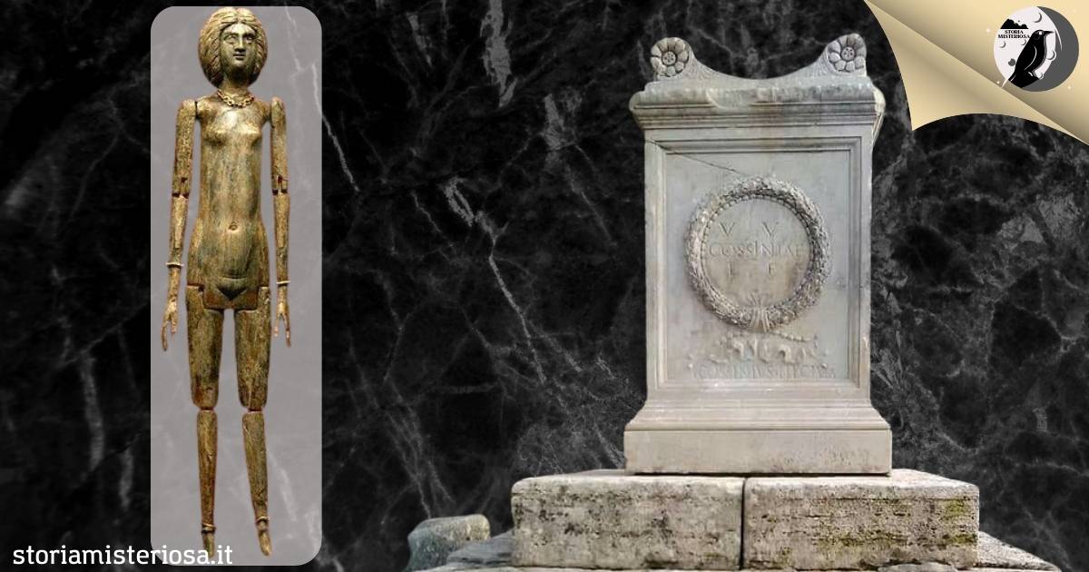 Storia Misteriosa - La Tomba della Vestale Cossinia e la celebre bambola romana snodabile