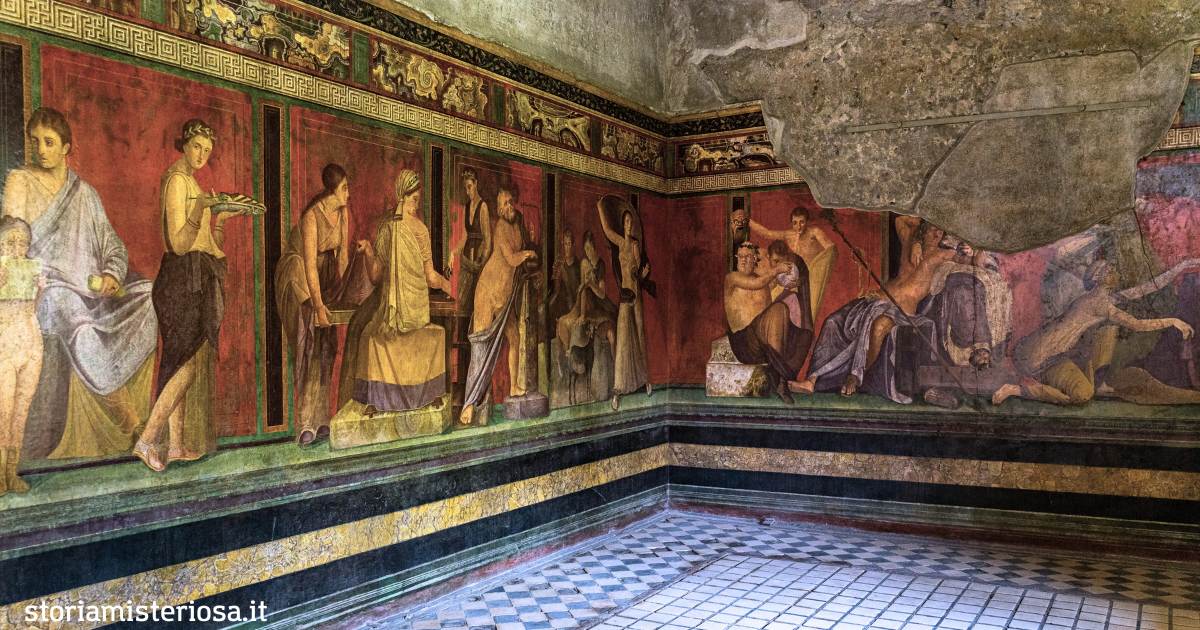 Storia Misteriosa - Pompei, l'affresco nel triclinio della Villa dei Misteri
